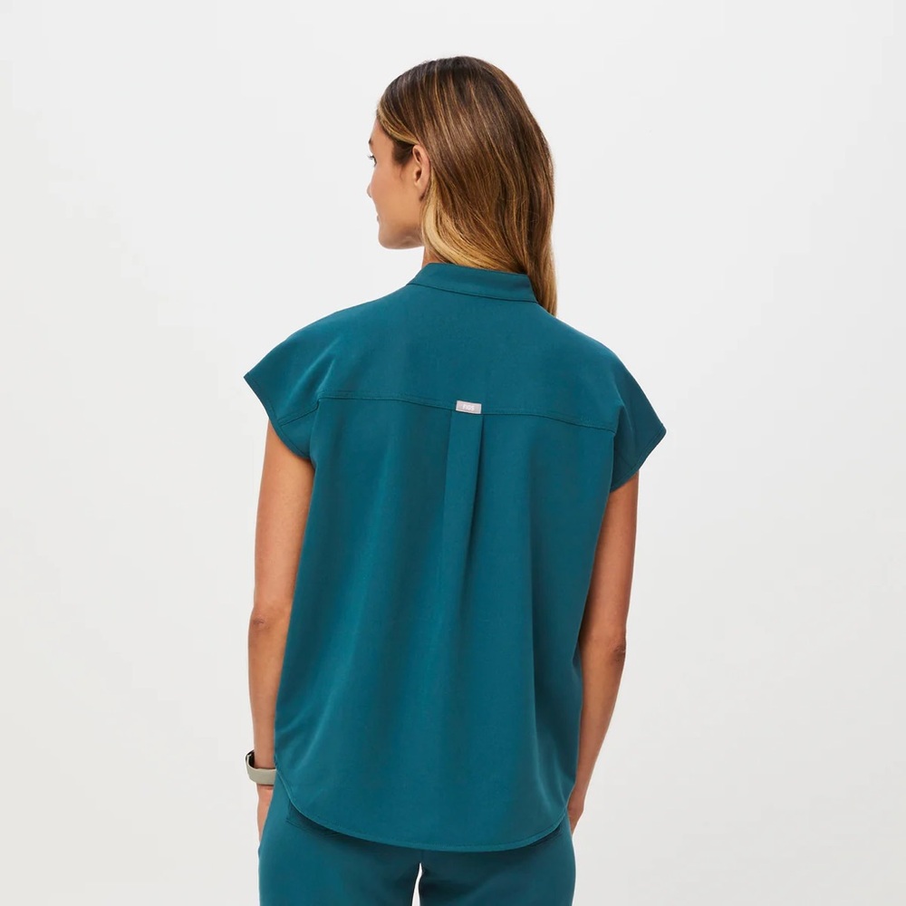 Blue Rafaela - Oversized Scrub Top